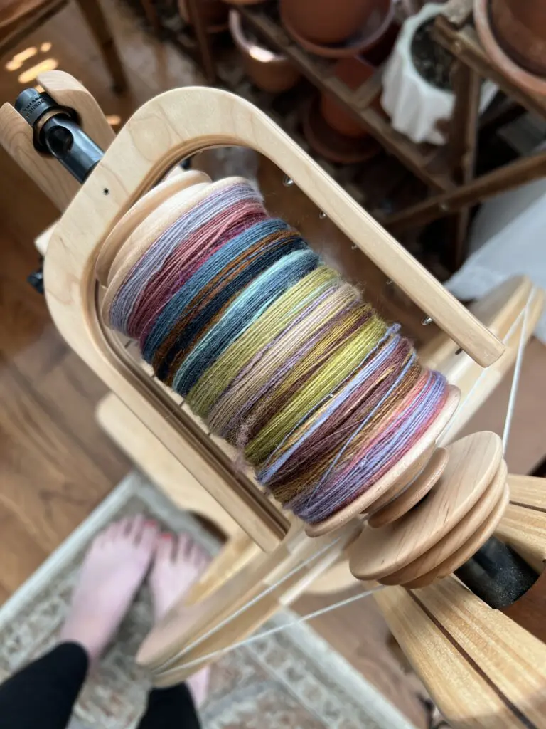 Handspun yarn