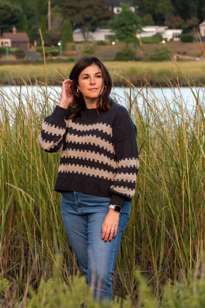 Night lines sweater 2