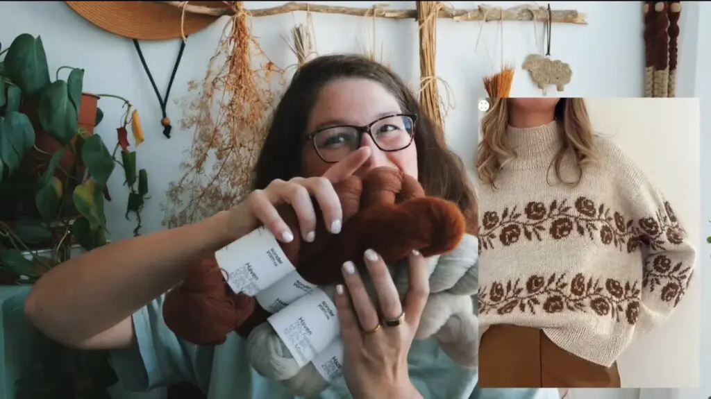 Rosie sweater and sonder yarn