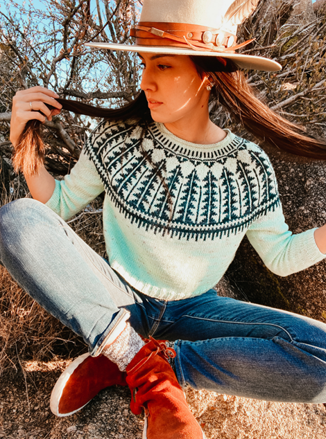 Ravelry Sheep Camp Sweater pattern by Jennifer Berg